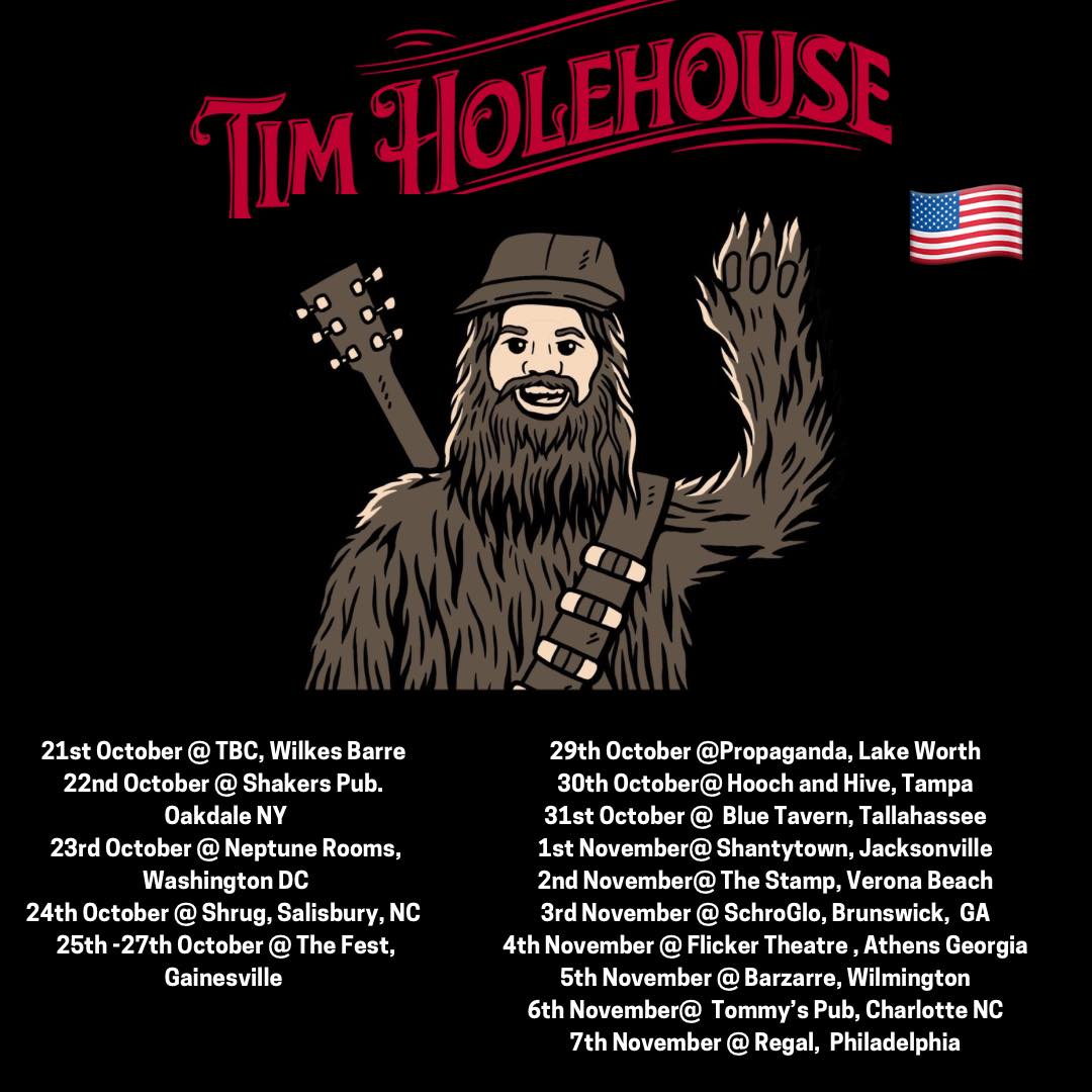 tim holehouse on tour USA October 2024